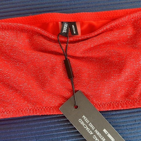 Triangl orange sparkle string bikini - Picture 3 of 4